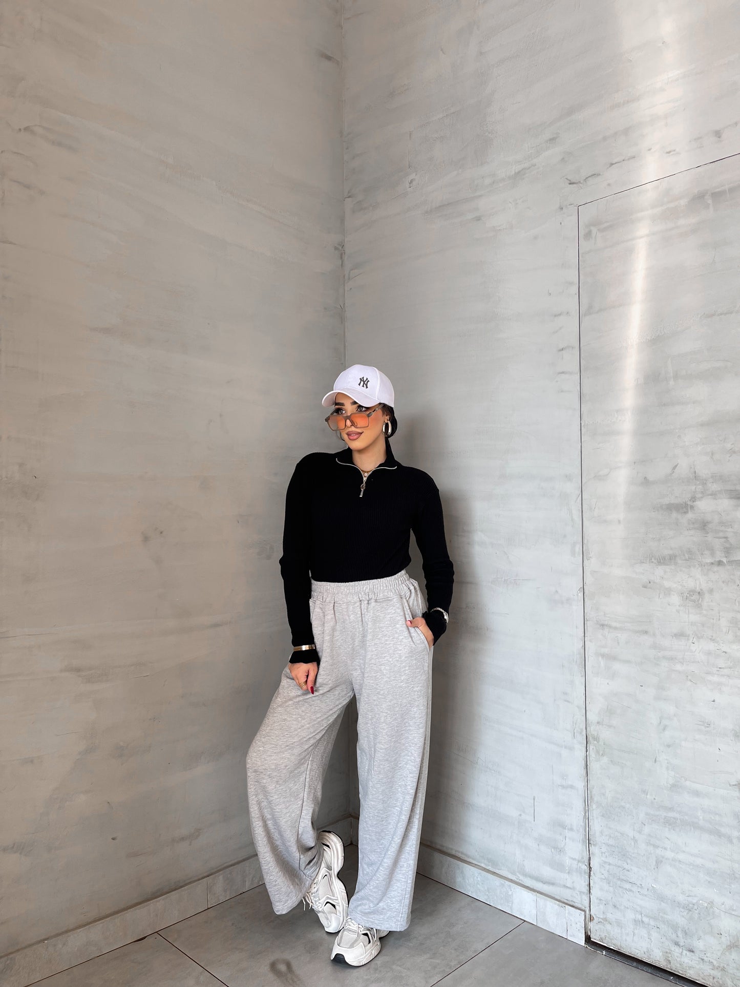 Silver Wide Leg Milton